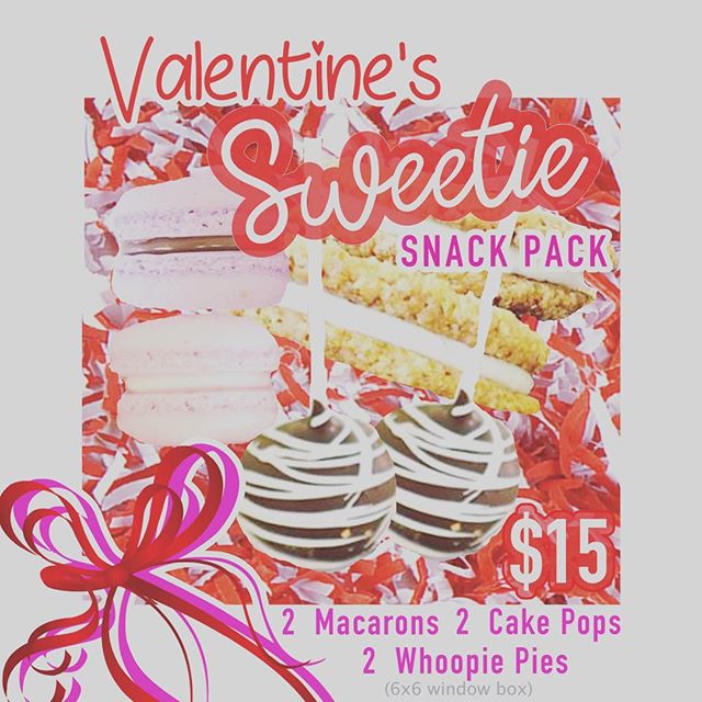Need the perfect present for your sweetie?!? Make sure to preorder your Valentines Day Sweetie Snack Pack today!!! #alleycakes #beachesdessertplace #madewithlove #madefromscratch #sweetiesnackpack #valentinesday2019