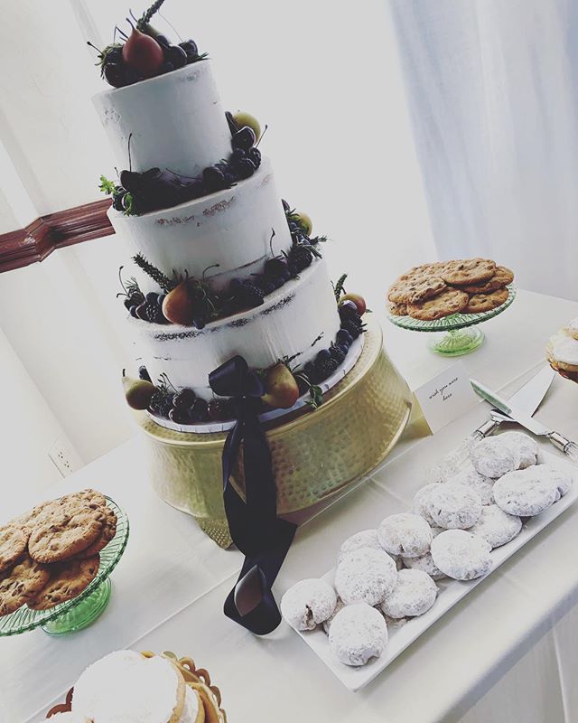 Ending the first weekend of 2019 with this pretty thing is making me pretttyyyyyy excited to see what this year holds!!! {{Bringing a little inspiration from one of my favorites @dairingevents with the ribbon accent}} #alleycakes #beachesdessertplace #madefromscratch #alleycakesweddings