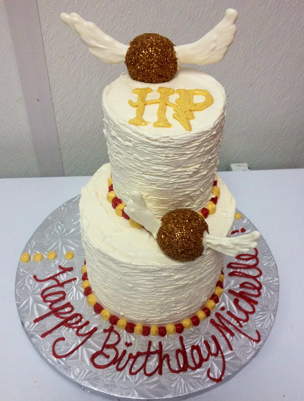 Harry Potter Two Tier Cake.JPG