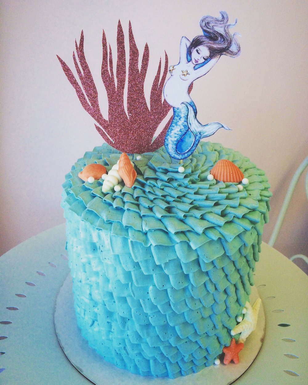 Mermaid ruffle cake.JPG